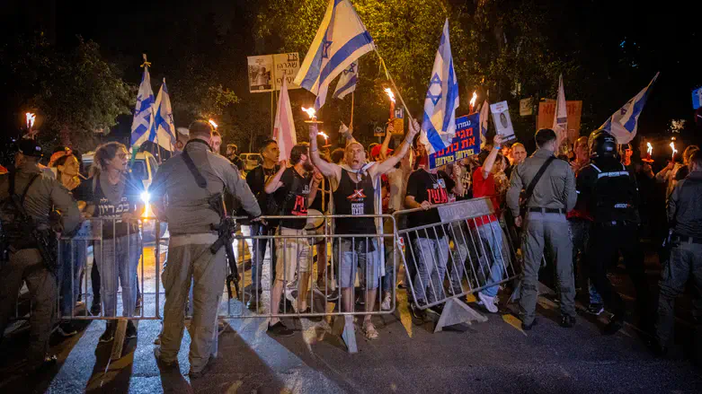 הפגנת השמאל השבוע בירושלים