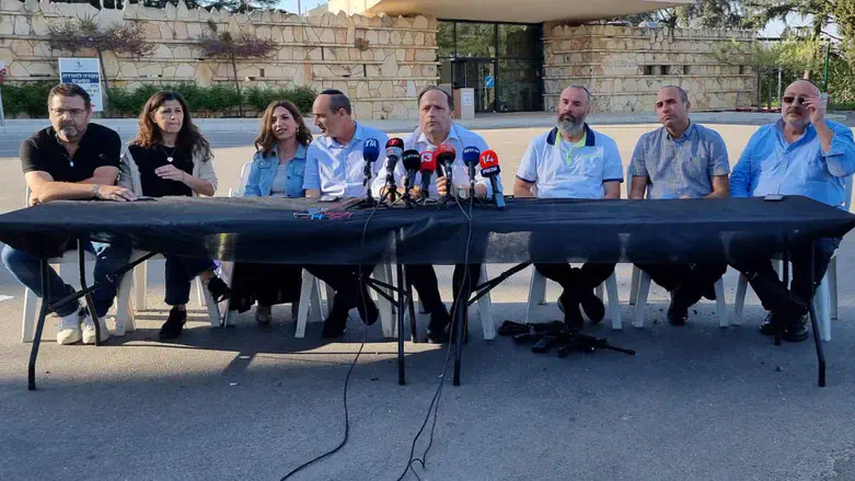 מסיבת העיתונאים של המשפחות השכולות