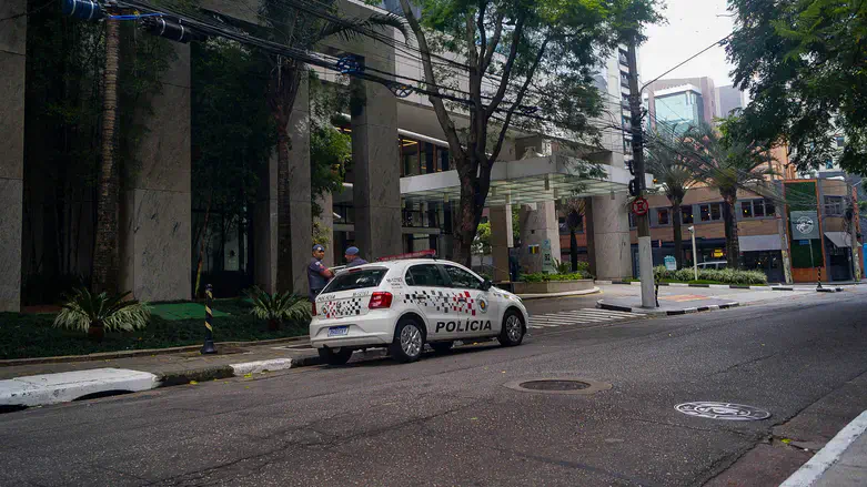 Security near Israeli embassy