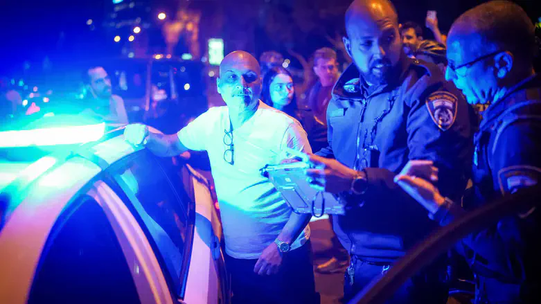 חיים סירוטקין בזירת הדריסה