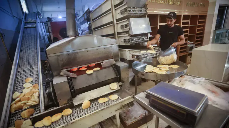 A Gaza bakery. Archive