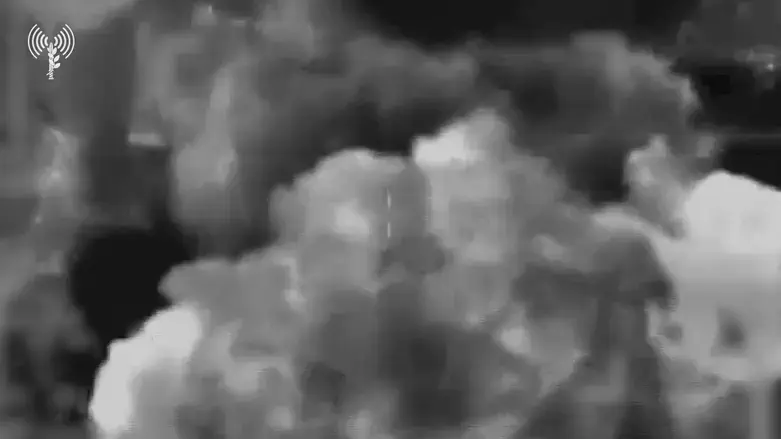 IDF strikes structure where Hezbollah terrorists are located