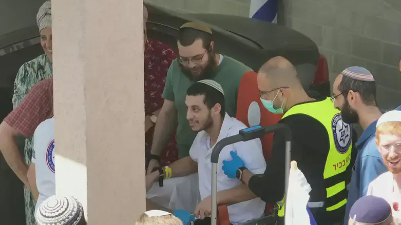 Ariel Galili is welcomed at his home
