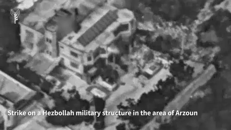 IDF strikes Hezbollah infrastructure
