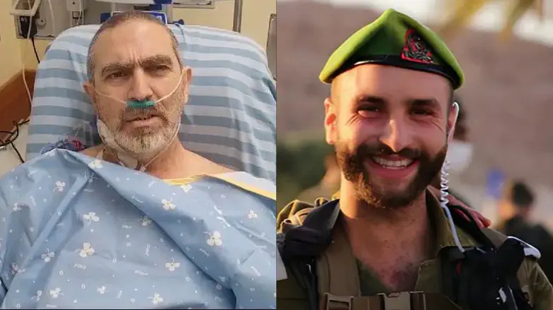 Dor Zimel (R) and Marcelo, heart recipient (L)