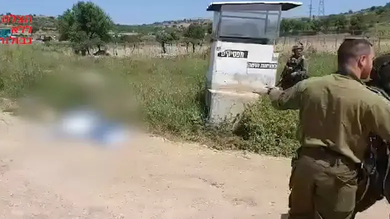 The scene of the attempted attack