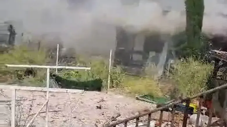 Авивим после обстрела из Ливана