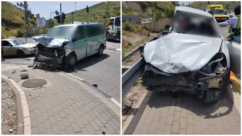 זירת התאונה