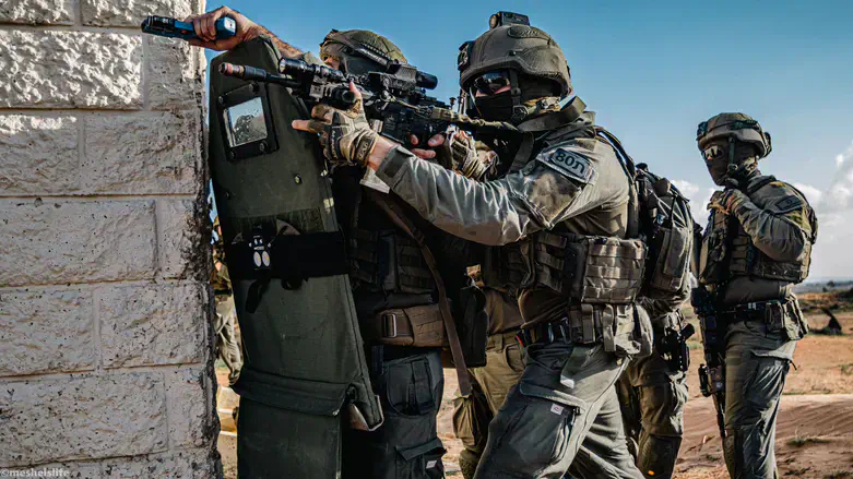 מסתערבי מג"ב במהלך הפעילות