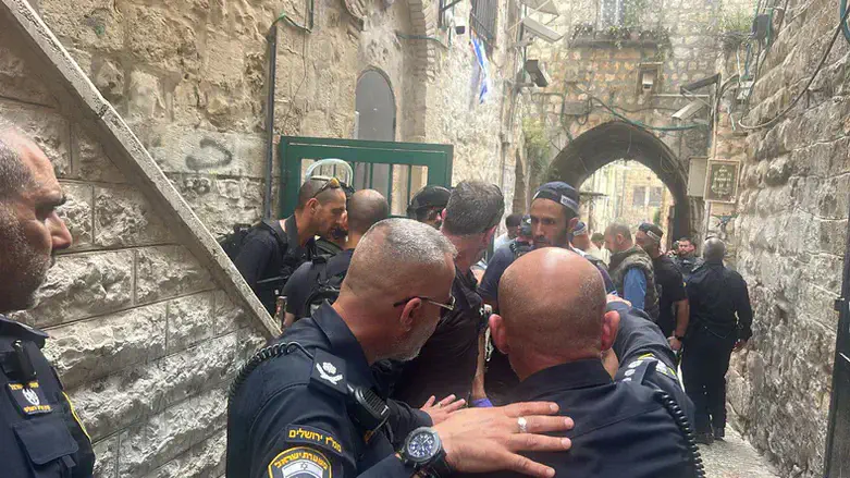 זירת הפיגוע אתמול