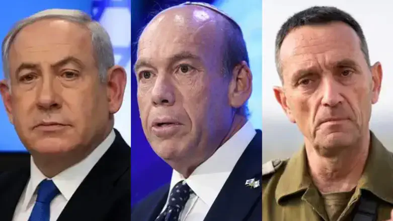 המבקר אנגלמן, הרמטכ"ל הלוי וראש הממשלה נתניהו