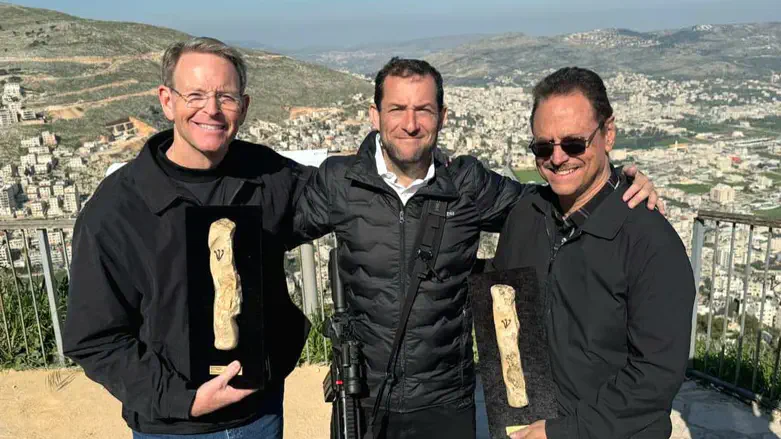 יוסי דגן עם מנהיגים אוונגליסטים