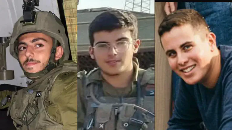 The three soldiers who were killed in the mortar strike