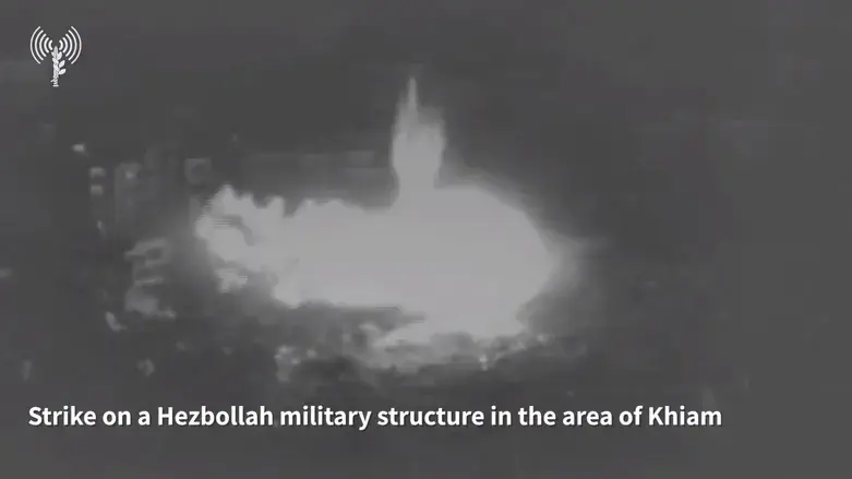 IDF strikes Hezbollah structure in Lebanon
