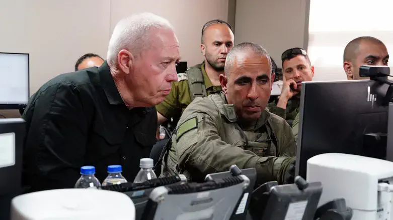 Defense Minister Yoav Gallant in Rafah