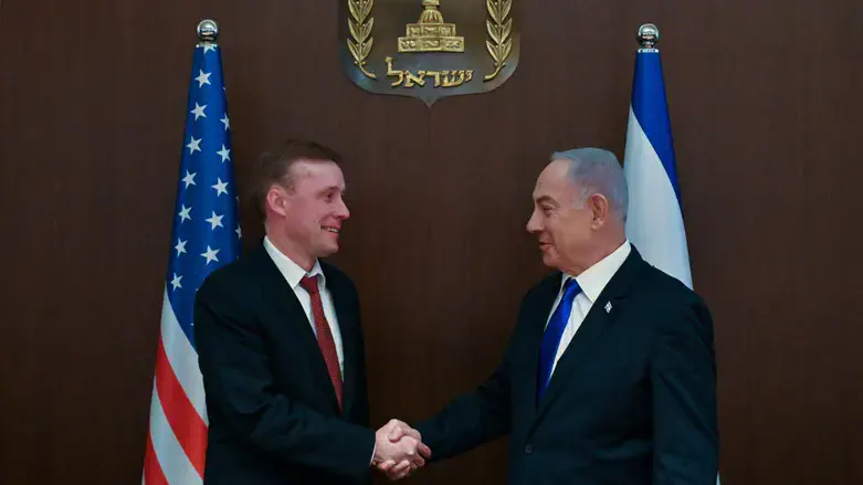 Jake Sullivan and Benjamin Netanyahu