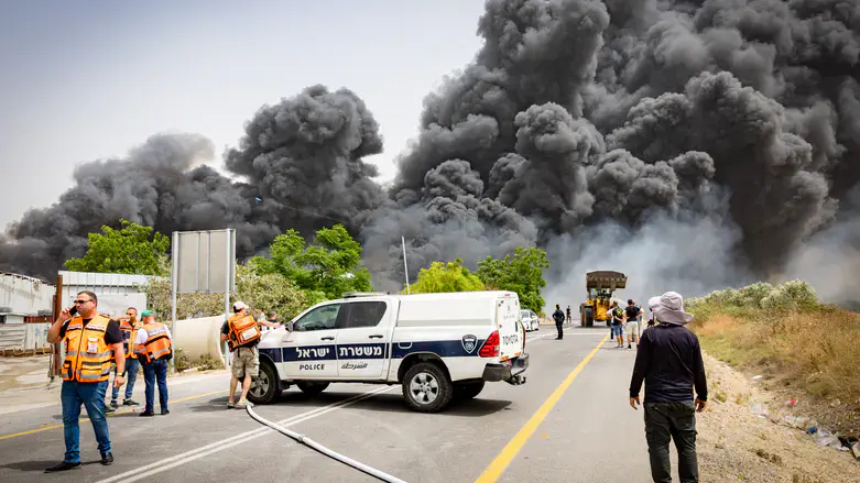 השריפה בשדה עוזיה