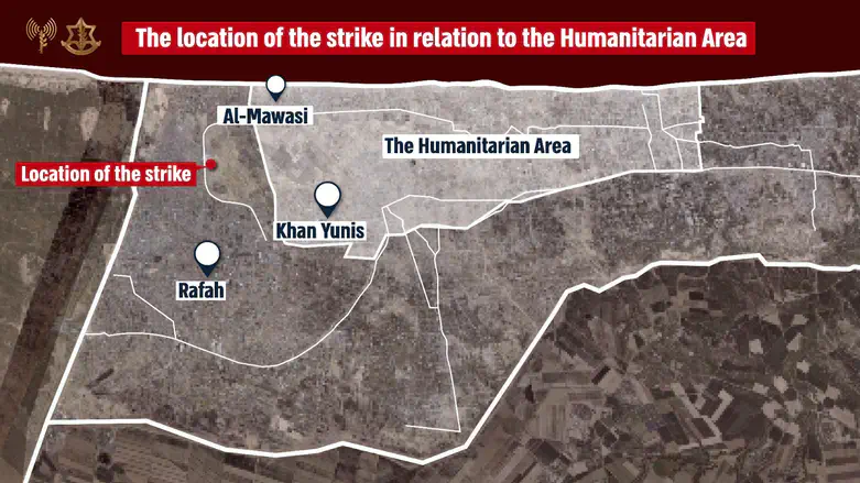 Infographic on Rafah strike