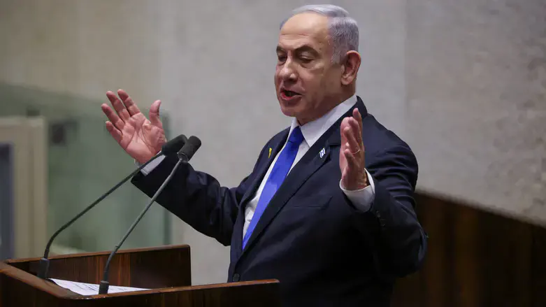 PM Netanyahu in the Knesset