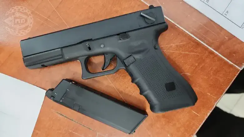 האקדח שאותר