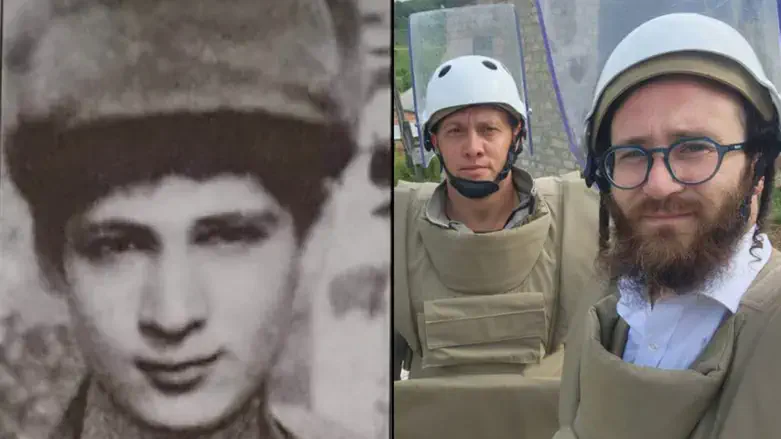 העיתונאי החסידי מימין, הנעדר משמאל