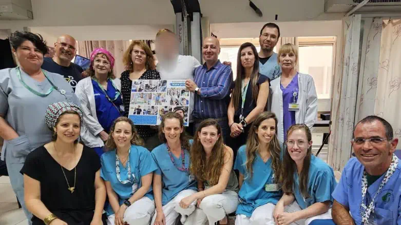 א' משתחרר מבית החולים