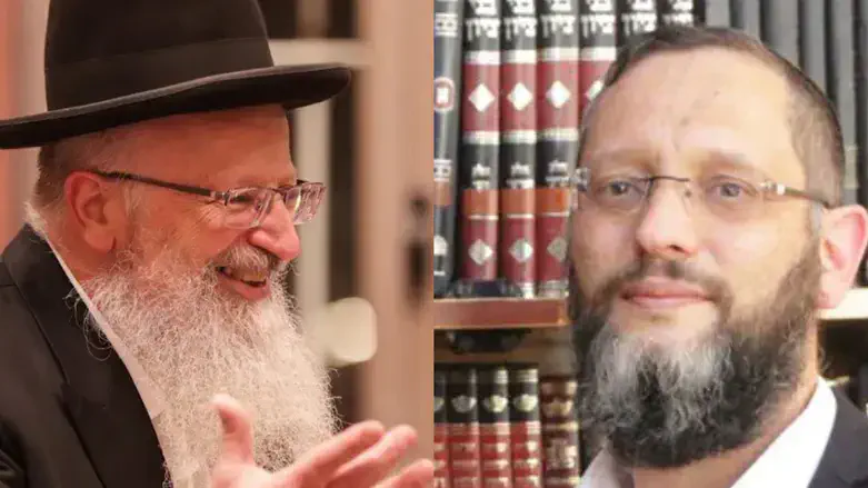 הרב אריאל בראלי והרב שמואל אליהו