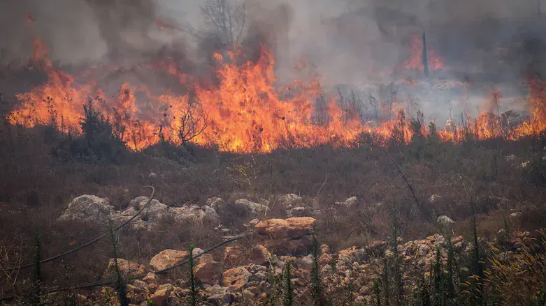 שרפה במגדל עוז, גוש עציון