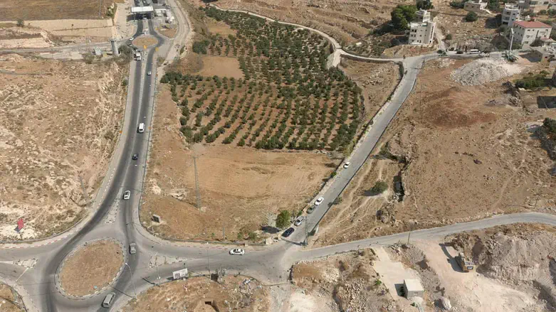 המחסום מהאוויר