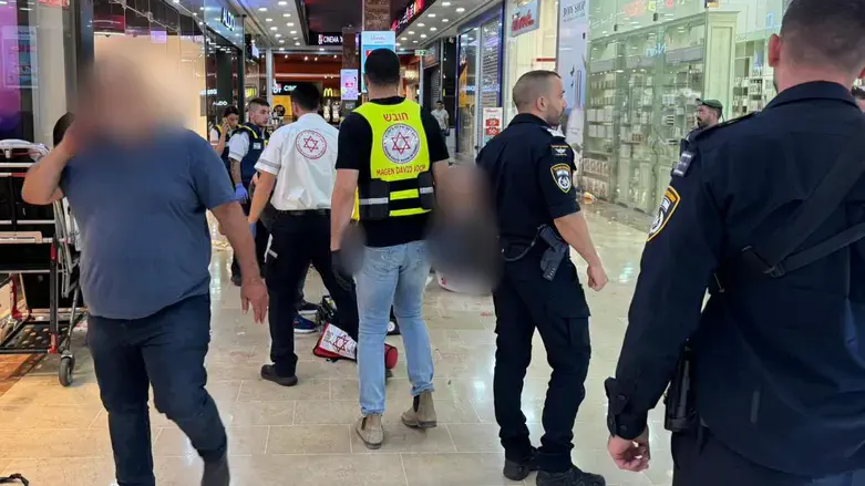 Site of terrorist attack in Karmiel