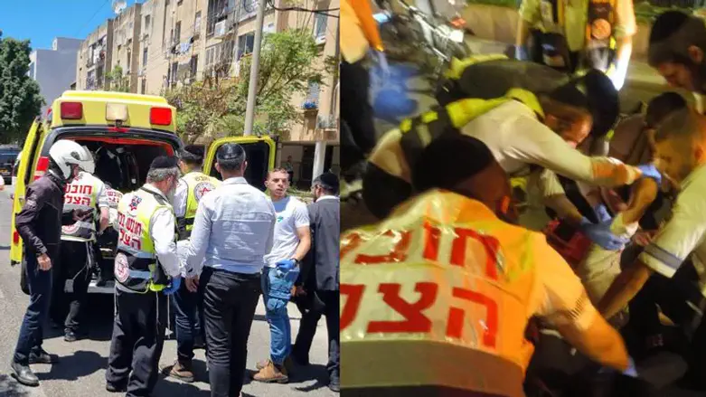 טיפול בנפגע בבני ברק