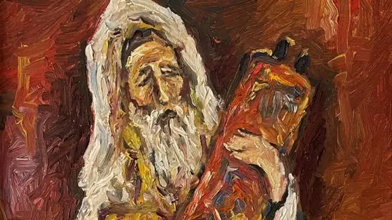 יצחק-אלכסנדר פרנקל (פרנל) – רב עם ספר תורה