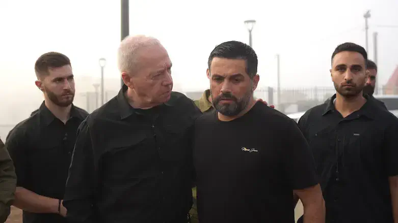 Gallant at the scene of the attack