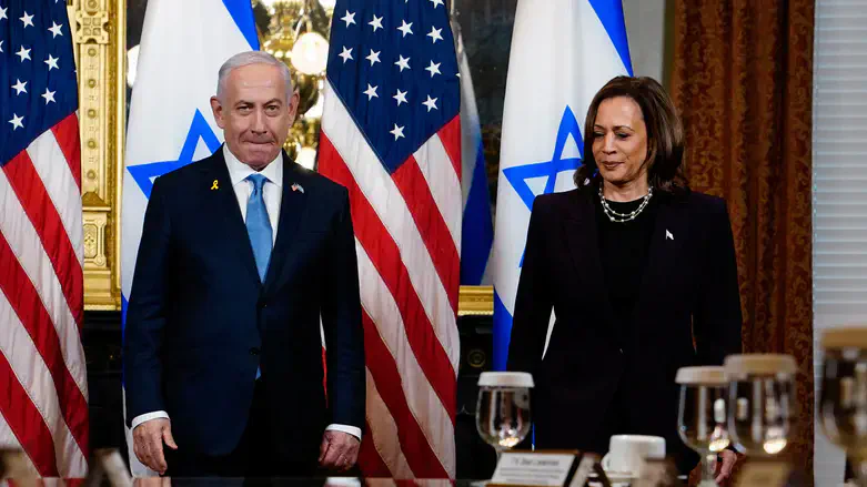 פגישת האריס-נתניהו בשבוע שעבר