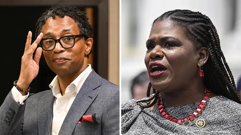 L: Wesley Bell, R: Cori Bush