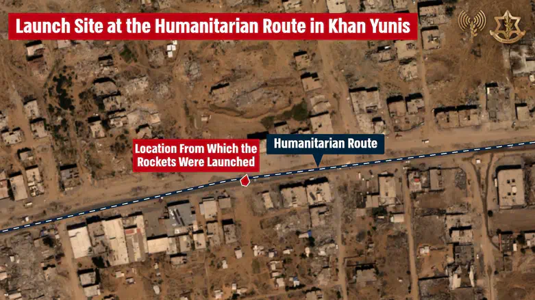 Hamas fires from humanitarian route