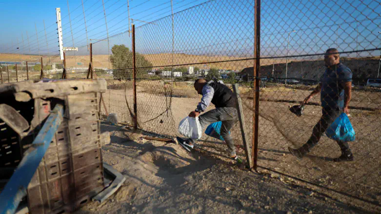 Breach in the border fence