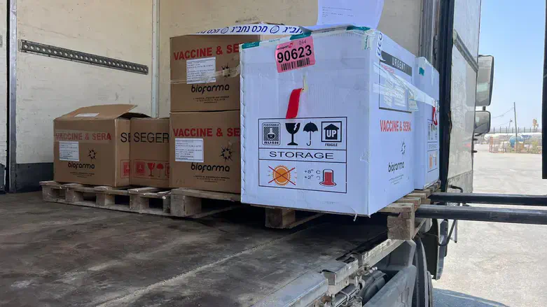 Vaccines for the residents of the Gaza Strip