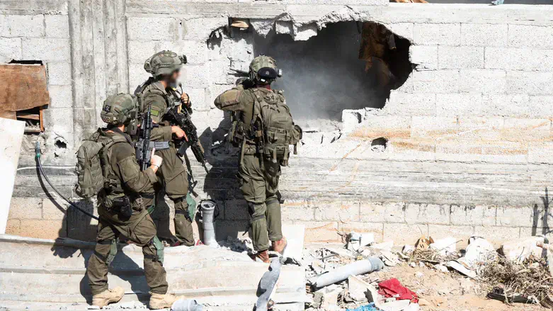 IDF forces in Gaza (illustrative)