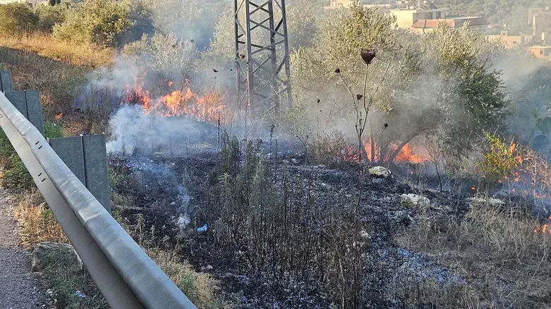 השריפה בשומרון