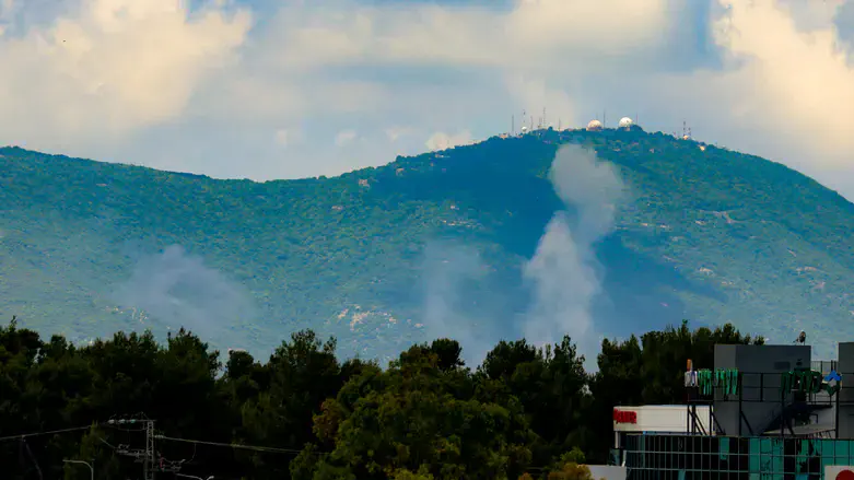Smoke rises from Meron area following strike