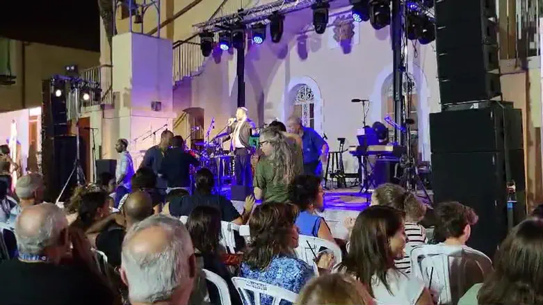 The protest during Minister Amichai Eliyahu's speech