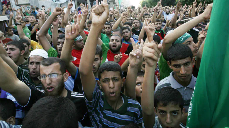 Жители сектора Газы. Иллюстрация