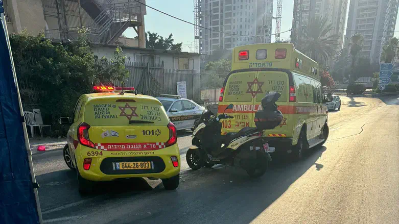 זירת התאונה בבני ברק