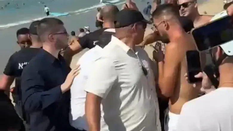 בן גביר בחוף