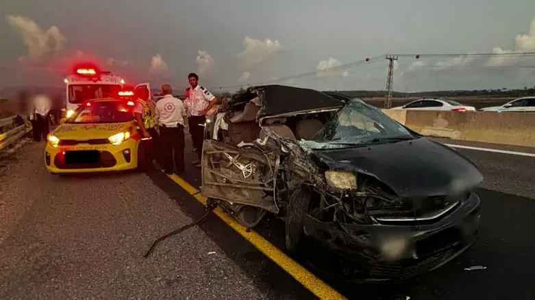 Footage of the accident