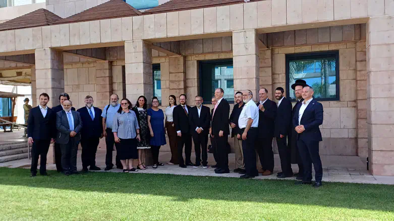 נציגים שהגיעו מחו"ל לועידה