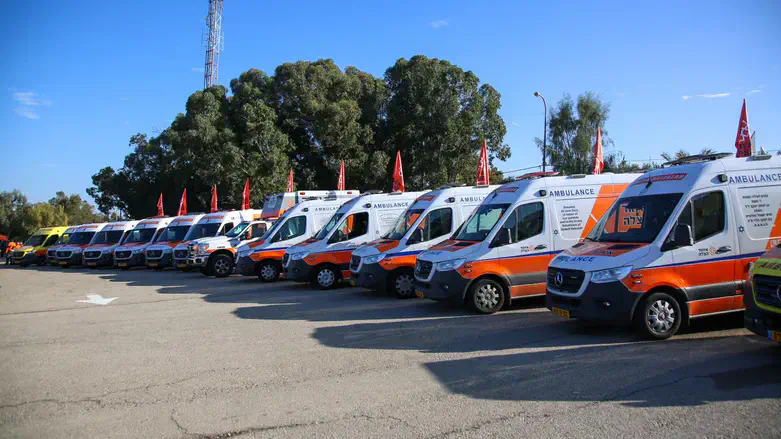 New United Hatzalah ambulances
