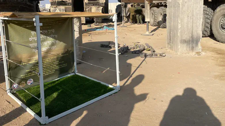 הסוכה שיקבלו הלוחמים