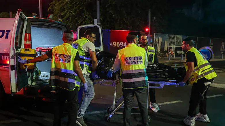 זירת הפיגוע ביפו